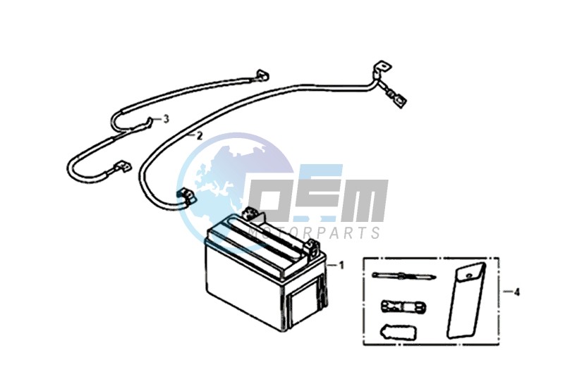 BATTERY / TOOLKIT