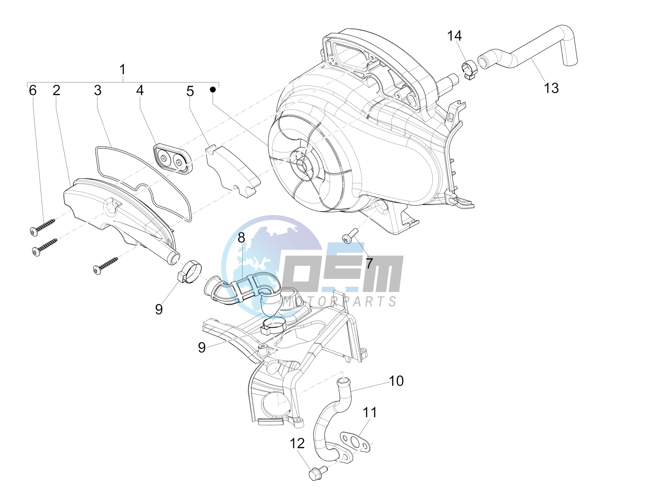 Secondairy air box