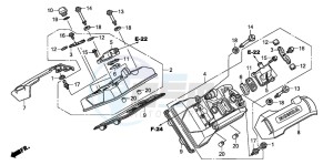 ST1300 drawing CYLINDER HEAD COVER