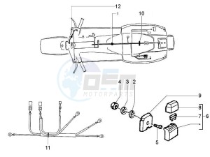 PX 125 2T NOABS E3 (EMEA, APAC) drawing Main cable harness