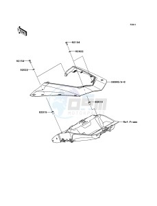 Z1000SX ZX1000GCF FR GB XX (EU ME A(FRICA) drawing Side Covers