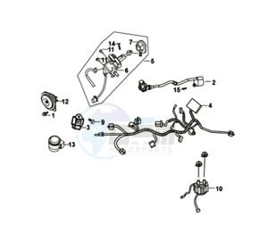 JET 4 50cc (L8) EU EURO4 drawing WIRE HARNESS