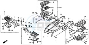 GL1500A GOLDWING ASPENCADE drawing STEP (GL1500AP/AR/AS/AT)