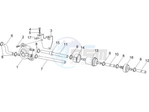 X9 125 Evolution potenziato (UK) drawing Supply system