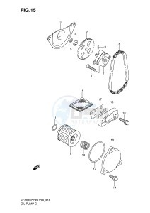 LT-Z90 (P28-P33) drawing OIL PUMP