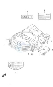 DF 70A drawing Ring Gear Cover