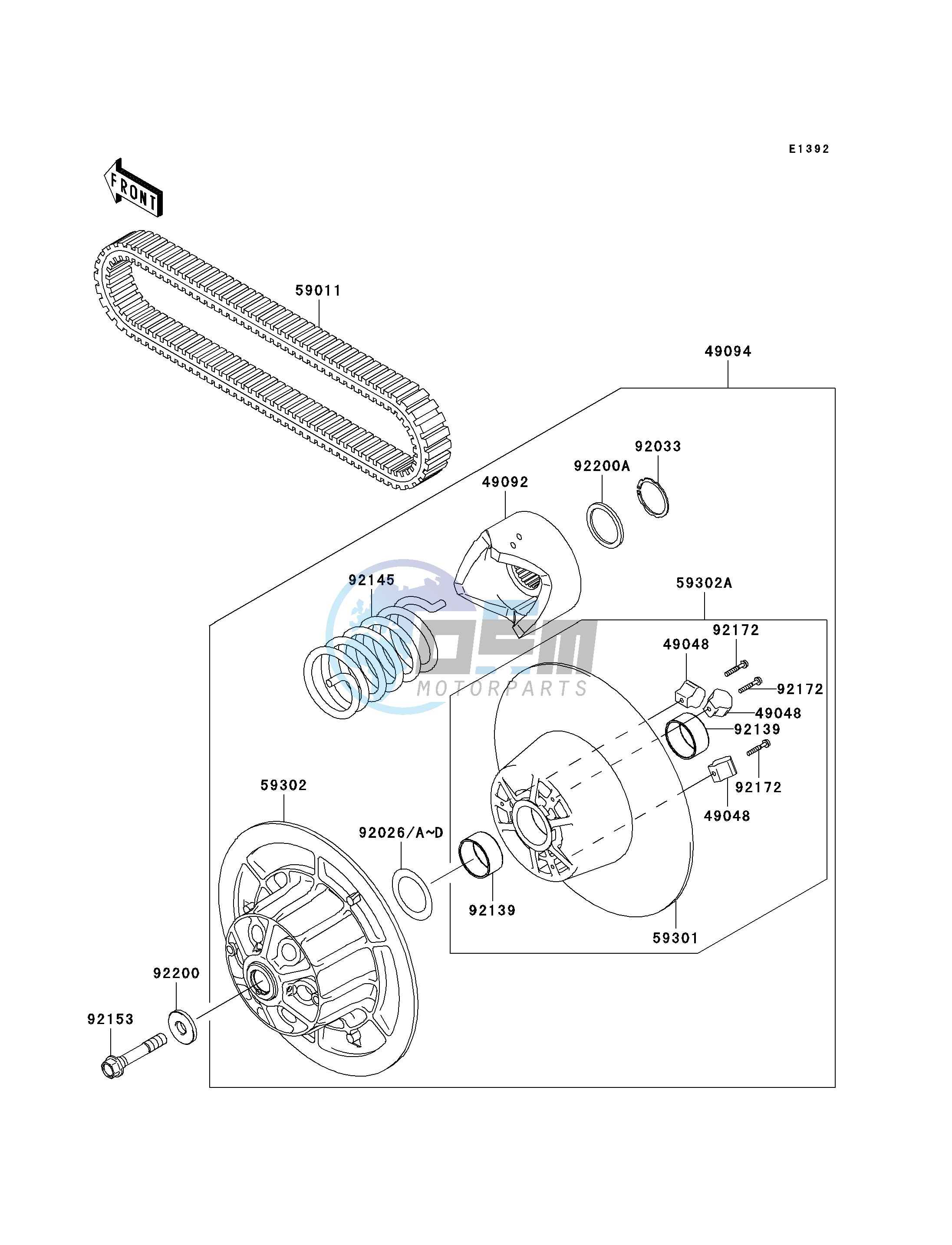 DRIVEN CONVERTER_DRIVE BELT