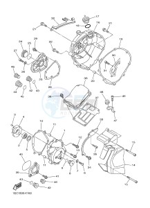 FZ1-N FZ1 (NAKED) 1000 (1EC6) drawing CRANKCASE COVER 1