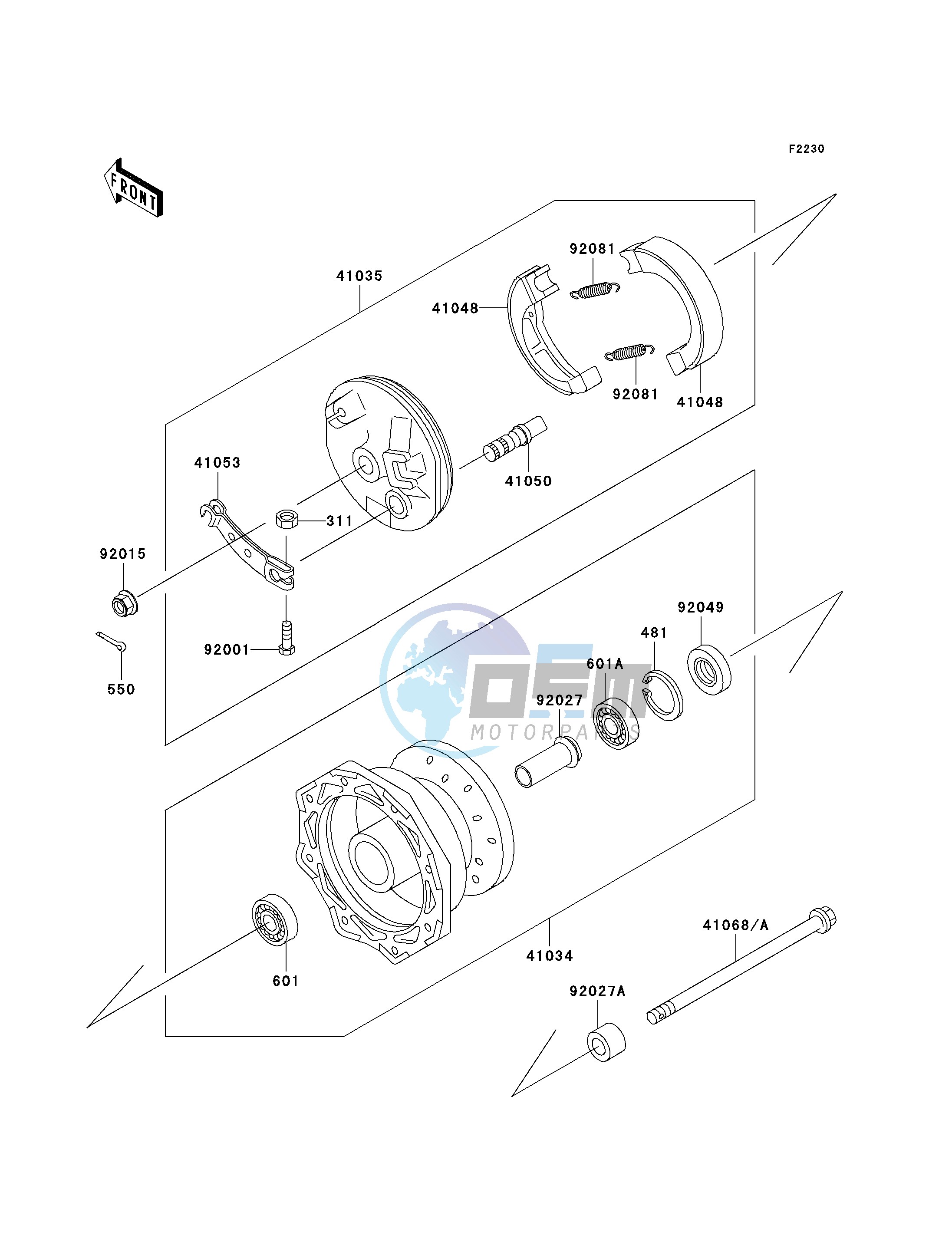 FRONT HUB