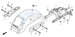 VT750C2 VT750C2 drawing REAR FENDER