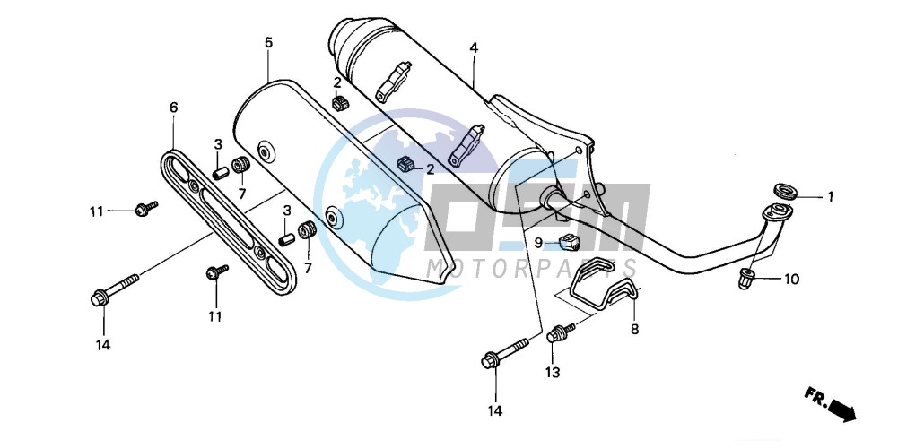 EXHAUST MUFFLER