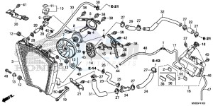 CBR1000RRF Fireblade - CBR1000RR 2ED - (2ED) drawing RADIATOR