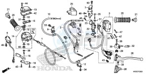 TRX420FA1F TRX420 Europe Direct - (ED) drawing SWITCH/ CABLE