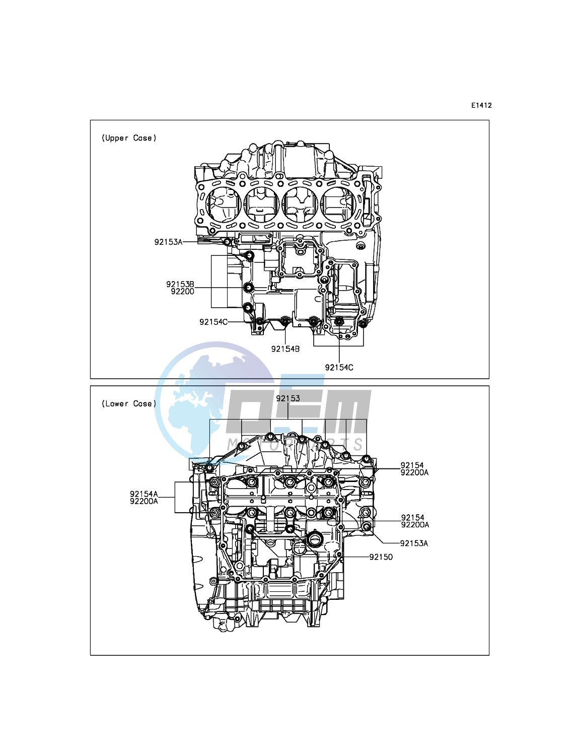 Crankcase Bolt Pattern