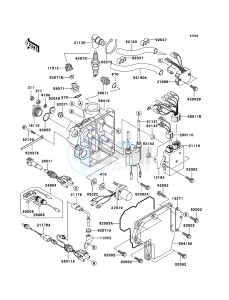 JET SKI 800 SX-R JS800A8F FR drawing Ignition System