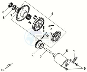 VS 125S drawing STARTER / STARTER CLUTCH