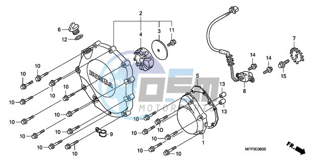 RIGHT CRANKCASE COVER