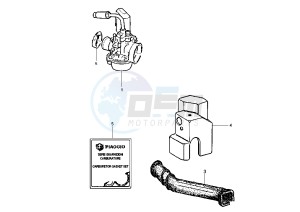 NRG POWER DT 50 drawing Caburetor Assy