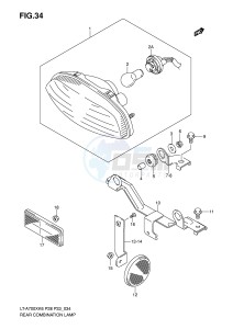 LT-A700X (P28-P33) drawing REAR COMBINATION LAMP