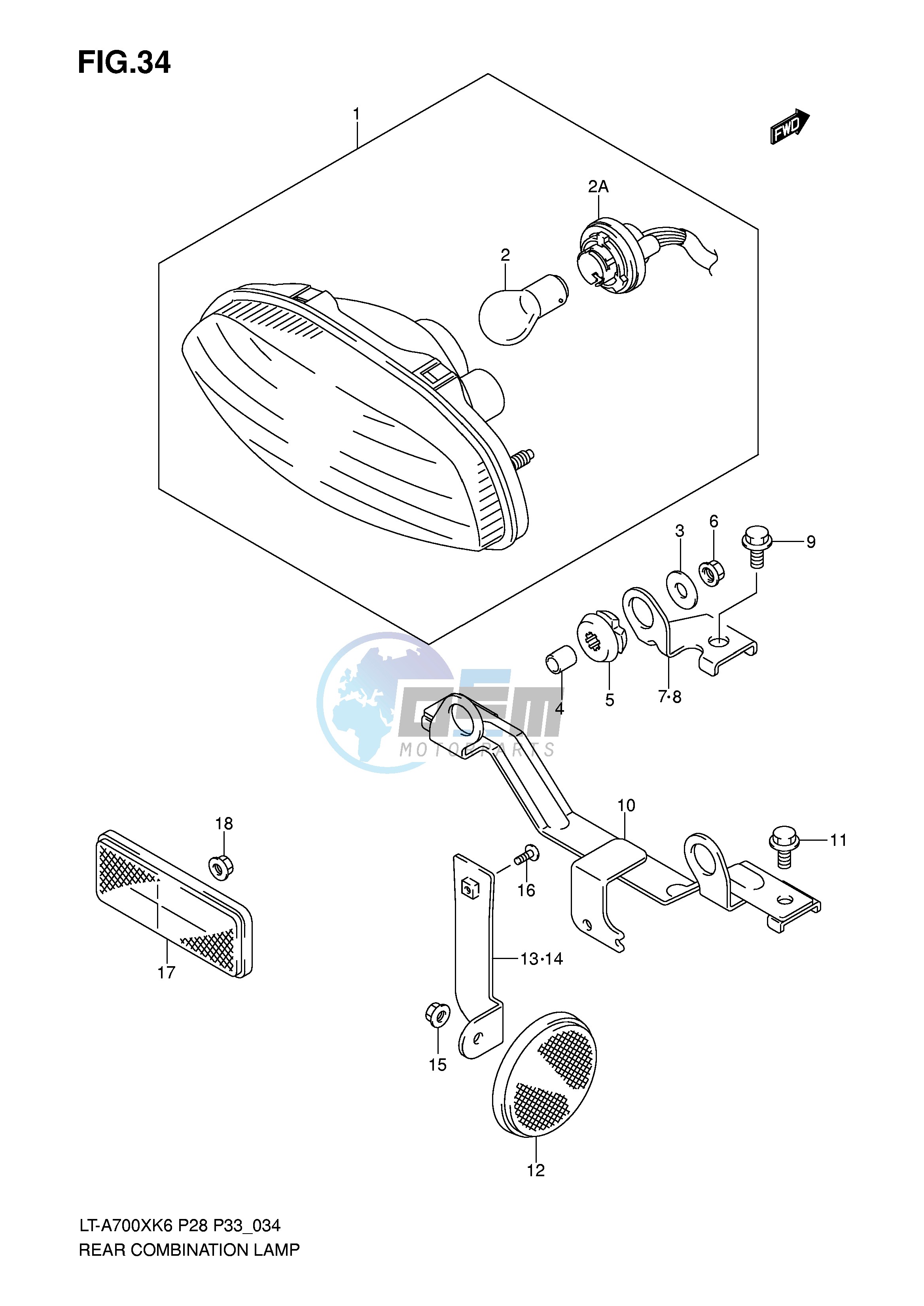 REAR COMBINATION LAMP