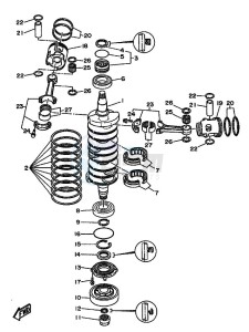 250A drawing CRANKSHAFT--PISTON