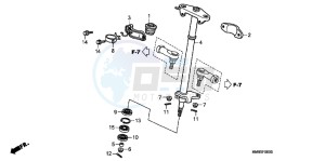 TRX250TEC drawing STEERING SHAFT