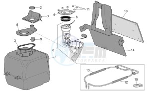 Atlantic 500 drawing Fuel Tank