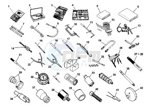 V RAPTOR 650 drawing WORKSHOP SERVICE TOOLS