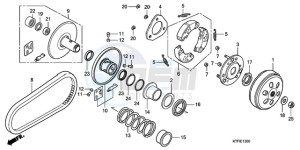 SH1259 E / 3E drawing DRIVEN FACE