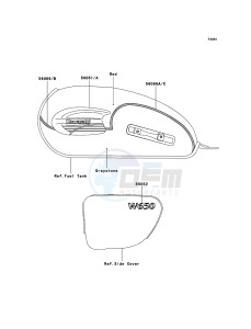 W650 EJ650C6F GB XX (EU ME A(FRICA) drawing Decals