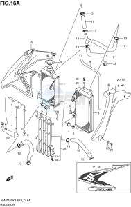 RM-Z450 (E19) drawing RADIATOR (RM-Z450L0)