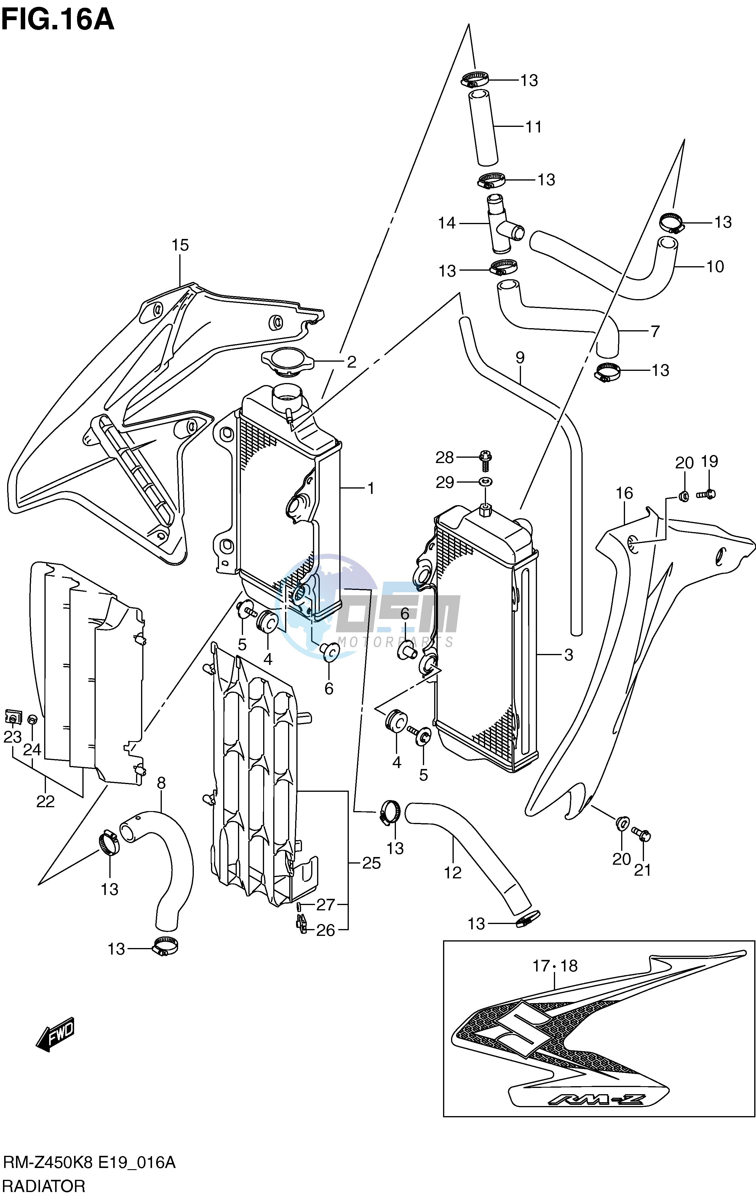 RADIATOR (RM-Z450L0)