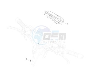 SUPER GTS 125 4T 3V IGET ABS E3 (APAC) drawing Meter combination - Cruscotto