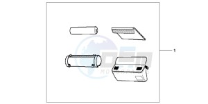 NX500 DOMINATOR drawing HANDLE POCKET DX