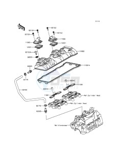 NINJA_ZX-6R_ABS ZX636FEF FR GB XX (EU ME A(FRICA) drawing Cylinder Head Cover