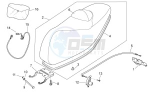 Atlantic 125-250 drawing Saddle