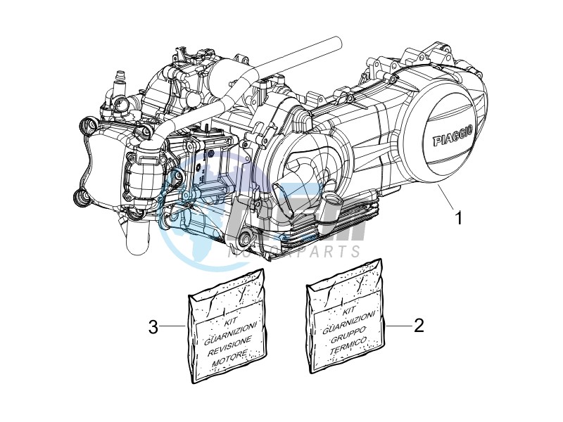 Engine, assembly