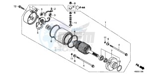 TRX250TMG TRX420 Europe Direct - (ED) drawing STARTER MOTOR