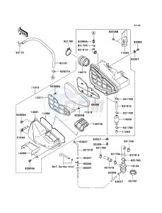 ELIMINATOR 125 BN125A6F GB XX (EU ME A(FRICA) drawing Air Cleaner