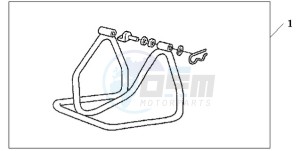 CBR600RRA Australia - (U) drawing MAINTENANCE STAND