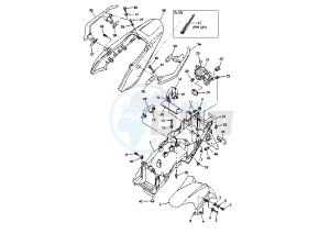 FZS FAZER 1000 drawing FENDER