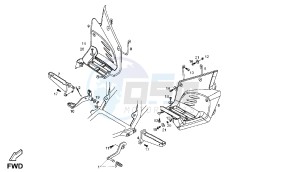 DXR - 250 CC drawing FOOTREST