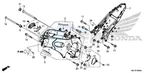 CBR1000RAH 2ED - (2ED) drawing FRAME BODY