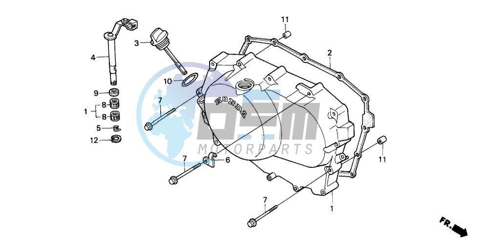 RIGHT CRANKCASE COVER