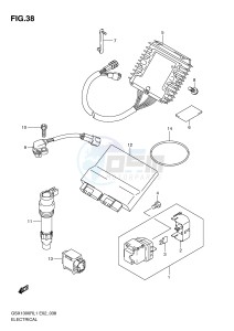 GSX1300R (E2) Hayabusa drawing ELECTRICAL (GSX1300RL1 E14)