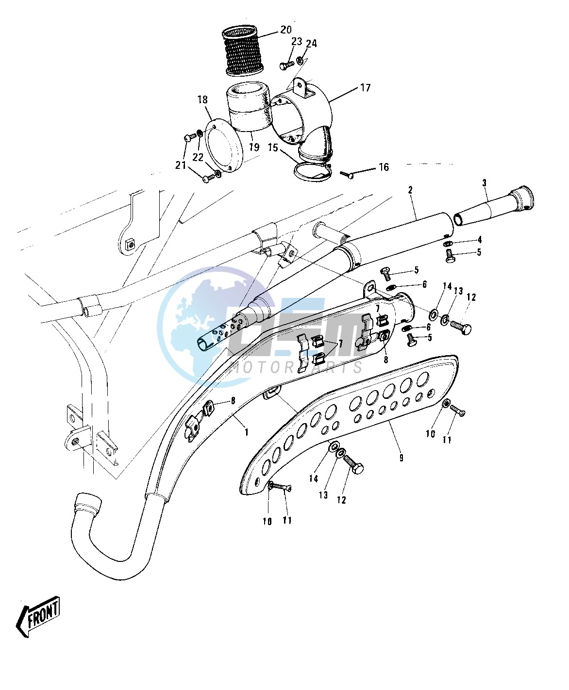 AIR CLEANER_MUFFLER -- 72-73 G5-A- -