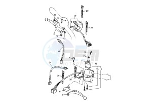 XT Z TENERE 660 drawing HANDLE SWITCH -LEVER