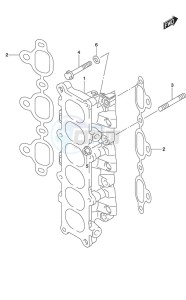 DF 250AP drawing Intake Manifold