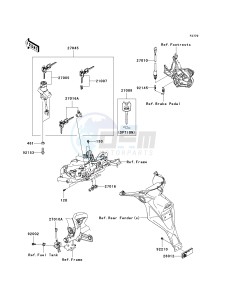 KLE 650 A [VERSYS EUROPEAN] (A7F-A8F) A7F drawing IGNITION SWITCH