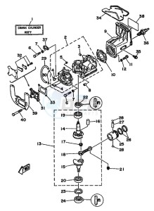 2B drawing CYLINDER--CRANKCASE